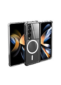 Ốp Lưng Trong Suốt Hỗ Trợ Sạc Từ Tính Dành Cho Samsung Galaxy Z Fold 5 / Z Flip 5, Chống Ố Vàng - Hàng Nhập Khẩu
