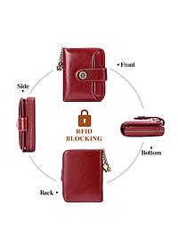 Ví nữ 100% da thật cao cấp phong cách mới