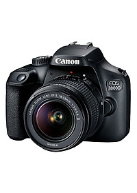 Máy Ảnh Canon EOS 3000D + Lens EF-S 18 – 55mm III – Hàng Chính Hãng (Tặng Kèm Thẻ Nhờ Và Túi Đựng Máy Ảnh)