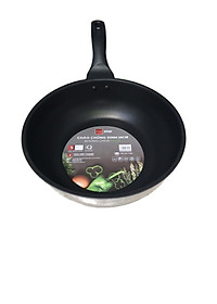 Chảo inox chống dính sâu lòng cao cấp Fivestar 3 đáy từ , inox 430, tặng 1 sạn dừa