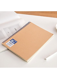 Sổ Tay Ghi Chép Lò Xo Kẻ Ngang A5 Gáy Xoắn 120 Trang Deli - Phù Hợp Làm Sổ Kế Hoach Planner, Viết Nhật Kí, Tập Vở Học Sinh Sổ Tay Văn Phòng - Màu Ngẫu Nhiên - LA560 ELA560 LPA560