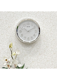 Đồng hồ treo tường hiệu RHYTHM - JAPAN CMG552NR19 (Kích thước 30.9 x 5.4cm)