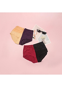Quần Lót Nữ Cotton LUPERI LU3QL717 Phối Ren Cạp Cao Định Hình Eo Thon Gọn Chất Liệu Mềm Mịn Co Giãn Kháng Khuẩn Khử Mùi