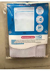 Combo 2 Túi Lưới Giặt Đồ Đựng Quần Áo Đa Năng Size Lớn 55 x 50CM Tiện Dụng Hàng Việt Nam