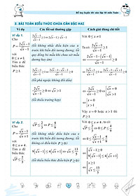 Sổ Tay Luyện Thi Vào Lớp 10 Môn Toán