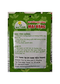 Hạt giống Bí Siêu Ngọn ăn Đọt và Bông 10g