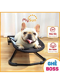 Ghế giường nằm ngồi bập bênh cho chó cún mèo thú cưng ngủ giá rẻ cỡ lớn MySun
