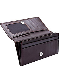 Ví Nữ Huy Hoàng HT3123 (9 x 18.5 cm) - Nâu