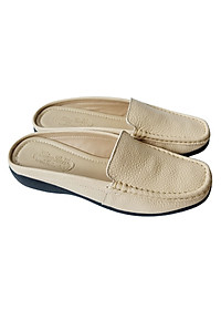 Dép Sục Nữ Da Bò Thật BIGGBEN Cao 3 phân SBN45