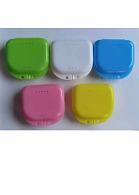 Hộp đựng khay niềng răng, hàm duy trì, chỉnh nha, máng nha khoa tiện lợi nhiều màu