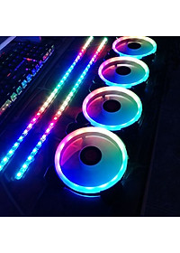 Bộ 3 Quạt + Khiển Coolmoon RGB V2 - Hàng nhập khẩu