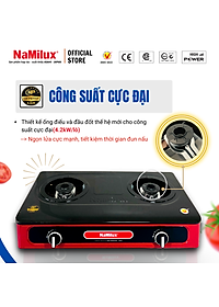 Bếp Gas Đôi Cao Cấp NaMilux DL2063BPF/NH-D3036BPF│Công suất cực đại 4.2kW│Hàng Chính Hãng
