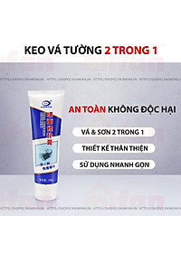 Keo Vá Tường Chống Thấm LKB 250gr - Trám Trét Vết Nứt Khe Hở Tường - Chống Mốc Ẩm Làm Sạch Tường - 206808
