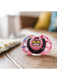 Ty ngậm thoáng khí cho bé Tommee Tippee Air 0-6 tháng (vỉ đôi) - Mèo hồng