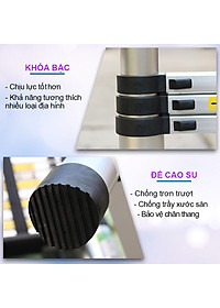 THANG NHÔM RÚT GỌN - NIKITA R38 - CHÍNH HÃNG