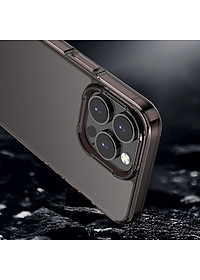 Ốp lưng nhám chống sốc cho iPhone 15 Pro Max, 15 Pro, 15 Plus, iP 15 hiệu Likgus Fosted Transparent chống bẩn và vân tay - Hàng nhập khẩu