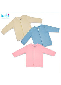 Áo khoác chần bông bo cổ cho bé Haki BB016