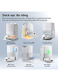 Robot Hút Bụi Lau Nhà Roborock Qrevo C Pro 18.500Pa, Xòe Giẻ Sát Cạnh - Hàng Chính Hãng