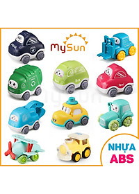 Bộ xe ô tô đồ chơi cỡ nhỏ cao cấp cho trẻ em sơ sinh, bé trai, gái 1 2 3 tuổi.