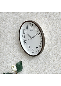 Đồng hồ Rhythm CMG623NR06- Kt 25.5 x 3.5cm, 470g, Vỏ nhựa. Dùng Pin.