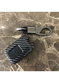 Bao da cacbon cao cấp bọc chìa khóa hãng xe  Mazda