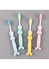 Set 4 Bàn Chải Hình Thú Ngộ Nghĩnh Cho Bé Chuẩn Nhật - Hàng Chính Hãng MINIIN