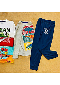 Bộ dài bé trai xuất dư Place đồ mỏng vừa phải mặc thoải mái 4 mùa MamLa