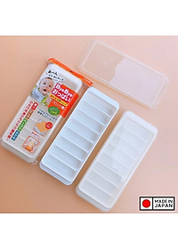 Combo 03 Khay trữ đông đồ ăn dặm cho bé Kokubo chia ngăn, có nắp đậy - Hàng nội địa Nhật