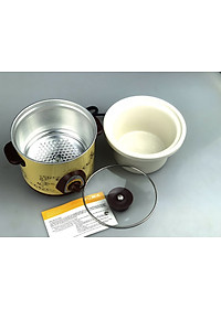 Nồi nấu chậm, nồi kho cá nấu cháo Fujika 1.5L/2.5L(chọn phân loại), công suất 140W-240W, màu ngẫu nhiên-hàng chính hãng