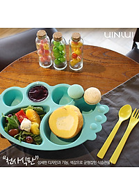 Bộ thìa dĩa ăn dặm an toàn cho bé - Set thìa & dĩa 2 món UINLUI