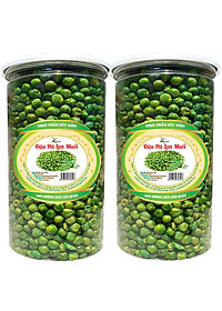 1Kg Đậu Hà Lan Sấy Muối Thương Hiệu SK FOOD - 2 Hũ Pet