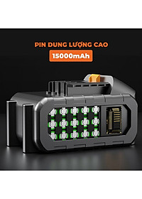 Máy cắt cỏ, tỉa cành cầm tay LAPUSEN pin khủng 15000mah, động cơ mạnh 1800w