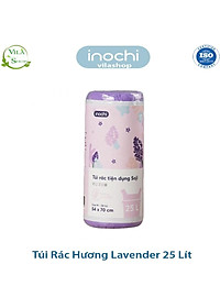 Túi Đựng Rác, Túi Rác Hương Chanh, Hương Lavender Tự Huỷ Có Quai Tiện Dụng, Dạng Cuộn Loại 10L 25L 50L