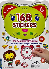 Sách Bóc Dán Hình Thông Minh Phát Triển Khả Năng Tư Duy Toán Học - 168 Sticker (Quyển 6)