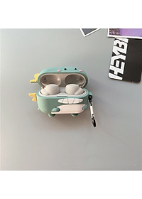 Case Silicon cho Sony WF-1000XM4 Hình Khủng Long Xanh Kèm Móc Treo_ Hàng Chính Hãng