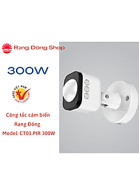 [Smart Rạng Đông] Công Tắc Cảm Biến Chuyển Động /Ánh Sáng Cao Cấp CT01 PIR 300W