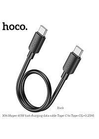 Cáp SẠc Nhanh Dành Cho Hoco X96 Type C To Type C 60W 3A Dây Dài 1M Hàng Chính Hãng