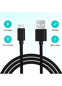 Cáp CHOETECH AB003 USB to Micro  Sạc Nhanh( HÀNG CHÍNH HÃNG )