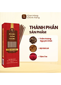 Nhang Trầm Hương – Hộp Đỏ | Bảo Trầm – Hương Trầm Tự Nhiên, Hương Dịu Nhẹ, Thắp Hằng Ngày