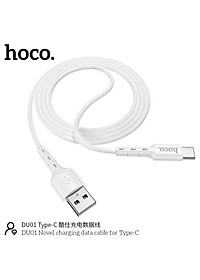 Cáp Sạc Nhanh Type-C 3A Cho Samsung, Xiaomi, Huawei, Oppo, Realme,... Hoco DU01 Dây Sạc 15W, Giá Rẻ - Hàng CHÍNH HÃNG