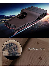 Thảm da Taplo vân carbon Cao cấp dành cho xe Toyota Corolla Altis 2014-2019