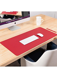 Miếng lót chuột, bàn di chuột 90 X 45 CM kiêm deskpad thảm da trải bàn làm việc chống nước hai mặt
