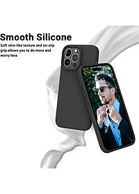 Ốp lưng silicon case cho iPhone 14 Pro Max (6.7 inch) siêu mỏng 0.3mm chống bám bẩn hiệu Memumi Liquid mặt lưng siêu mềm mịn, có gờ bảo vệ camera - hàng nhập khẩu