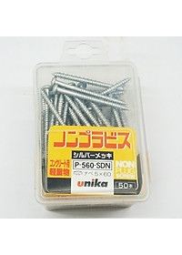 Combo Vít bê tông 5mm đầu dù P560 & Mũi khoan tường 4.3mm đuôi lục giác Unika (không cần dùng tắc kê nhựa)