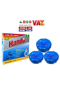 Viên tẩy sạch và làm thơm xanh Hando 3 viên Value Pack