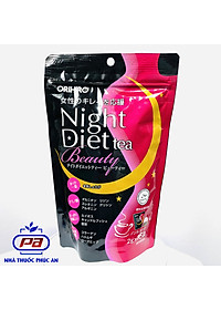 Trà Beauty Collagen Orihiro 16 gói giúp giảm cân, phân giải mỡ thừa, chống lão hóa và đẹp da