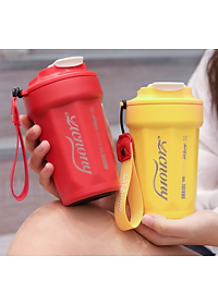 Cốc Giữ Nhiệt Teement Inox 316 Cách Nhiệt, Dung Tích 480ml, Có Dây Cầm Tay Chắn Chắn - Hàng Chính Hãng