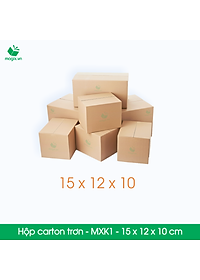 MXK1 - 15x12x10 cm - 60 Thùng hộp carton trơn