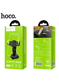 Giá đỡ điện thoại trên taplo ô tô, xe hơi nhãn hiệu Hoco CA40, Khả năng tương thích rộng, an toàn chắc chắn với bảng điều khiển xe hoặc kính chắn gió