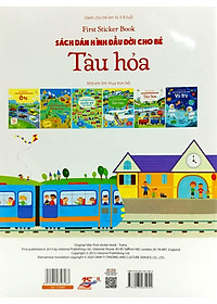 First Sticker Book - Sách Dán Hình Đầu Đời Cho Bé - Tàu Hỏa